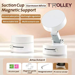 Vacuum Magnetic 360° Rotating Phone Holder – Total Flexibility, Anywhere!