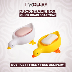 Buy 1 Get 1 FREE DUCK SHAPE BOX SOAP TRAY | Free Delivery