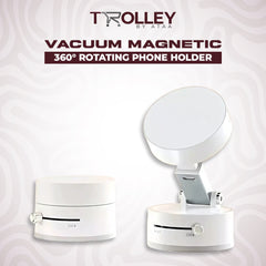 Vacuum Magnetic 360° Rotating Phone Holder – Total Flexibility, Anywhere!