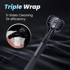 Buy 1 Get 1 Free - 3 Sided Deep Clean Toothbrush Triple Action Oral Care by Trolley