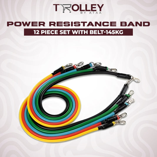 11-in-1 Portable Resistance Bands Set - Full Body Workout Kit