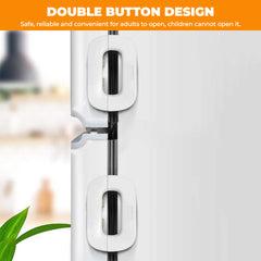 Buy 1 Get 1 FREE – Double Button Fridge & Cabinet Door Lock | Free Delivery