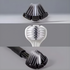 Buy 1 Get 1 Free - 3 Sided Deep Clean Toothbrush Triple Action Oral Care by Trolley