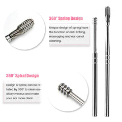 6pcs Set Stainless Steel Ear Picking Tool