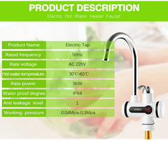 ELECTRIC HOT WATER HEATER DIGITAL DISPLAY