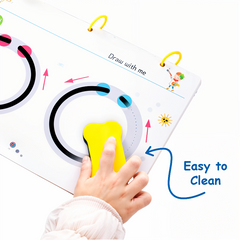 64 pages reusable Kids Educational Learning Tracing Book